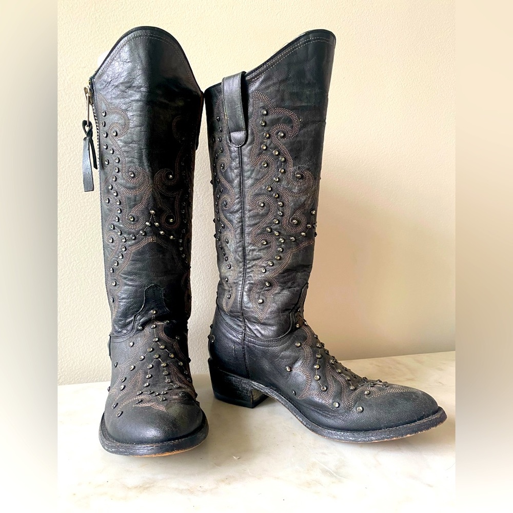 OldGringo Womens sz 7.5  with rhinestone detail